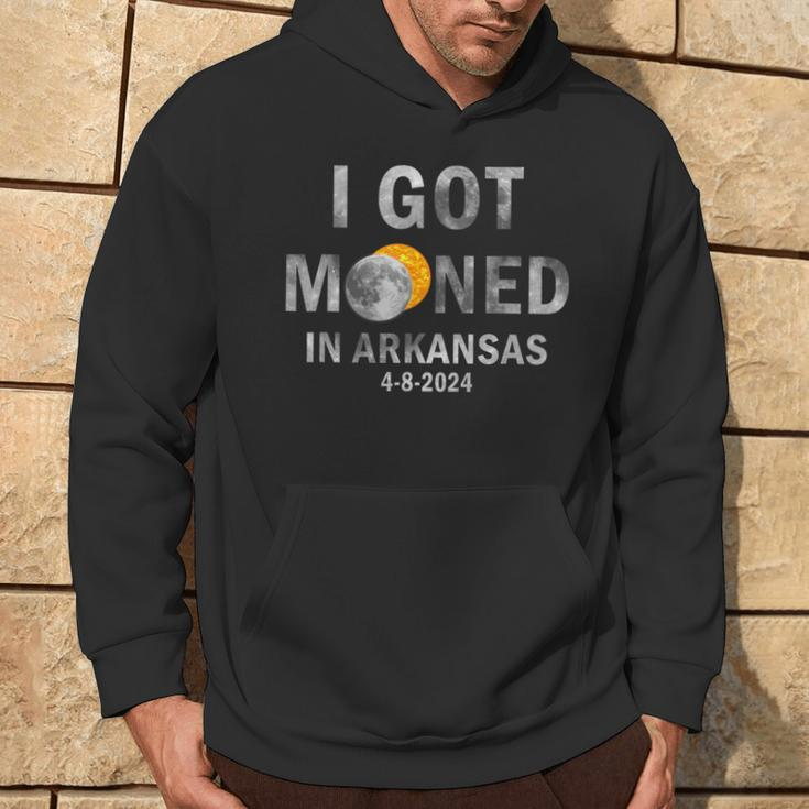 I Got Mooned In Arkansas Hoodie Lifestyle