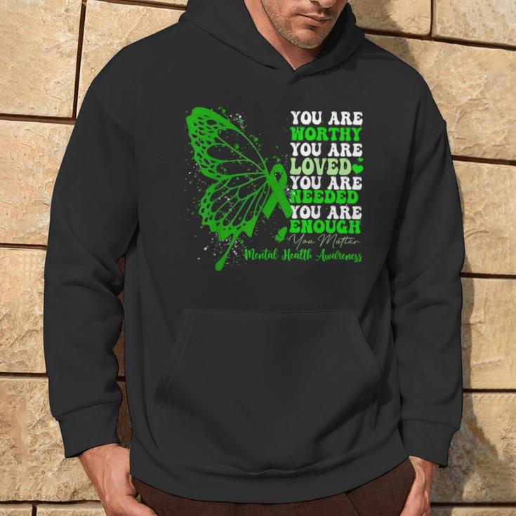 Motivational Support Warrior Mental Health Awareness Hoodie Lifestyle