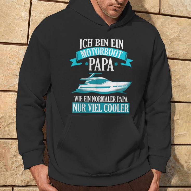 Motorboat Dad Boat Boat Boat Driver Kapuzenpullover Lebensstil