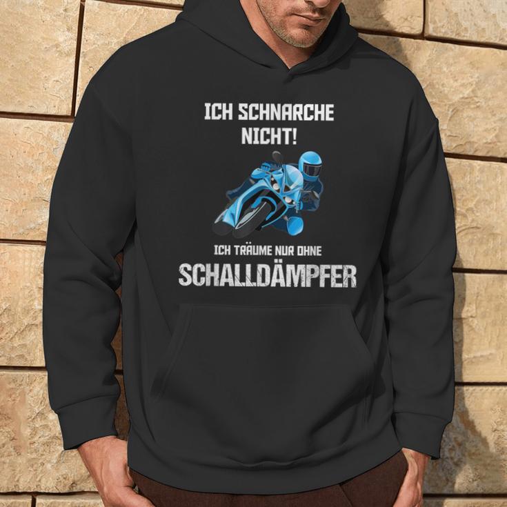 Motorrad Motorradfahrer Ich Schnarche Nicht Slogan Hoodie Lebensstil