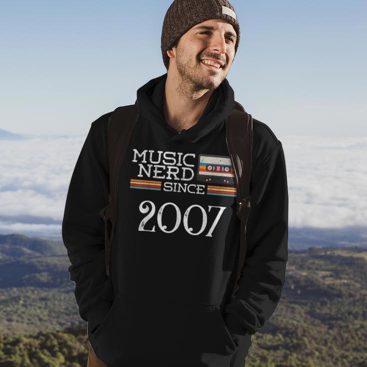 Music Nerd Since 2007 13Th Birthday Music Lover Musical Hoodie Lifestyle