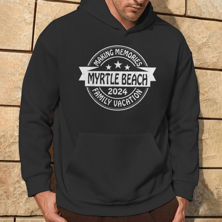 Myrtle Beach Family Vacation 2024 Beach Summer Trip Glasses Hoodie Lifestyle