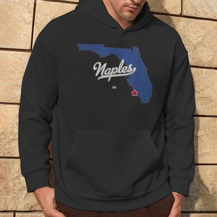 Naples Florida Fl Map Hoodie Lifestyle