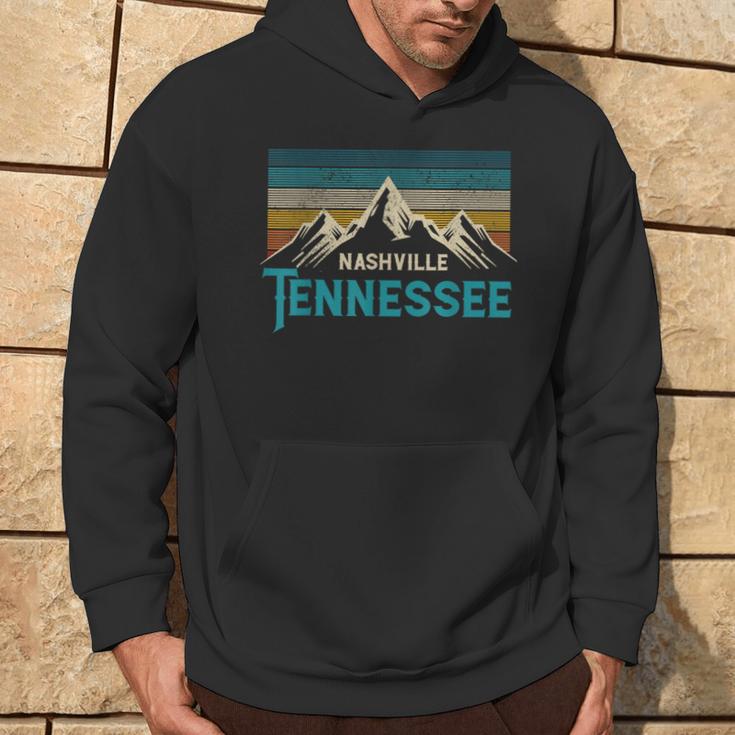 Nashville Tennesseeintage Usa America Music City Souvenir Hoodie Lebensstil