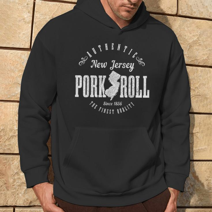 New Jersey Pork Roll Nj State Map Pride Vintage Hoodie Lifestyle