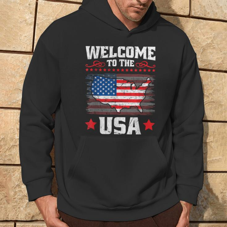 New Us Citizen Us Flag American Immigrant Citizenship Hoodie Lifestyle