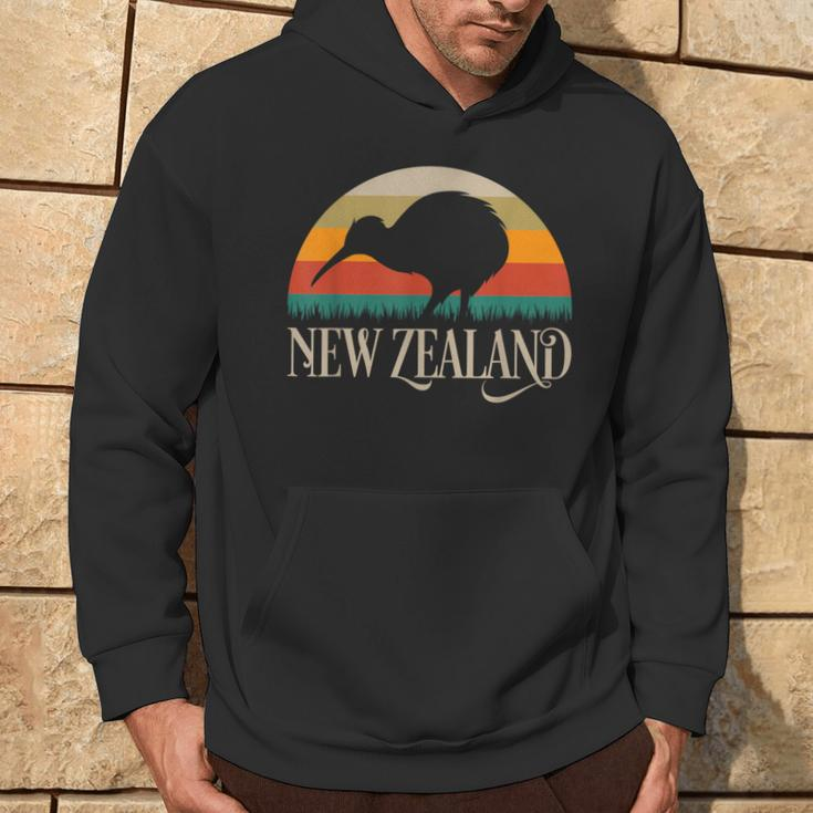 New Zealand Kiwi Vintage Bird Nz Travel Kiwis New Zealander Hoodie Lifestyle