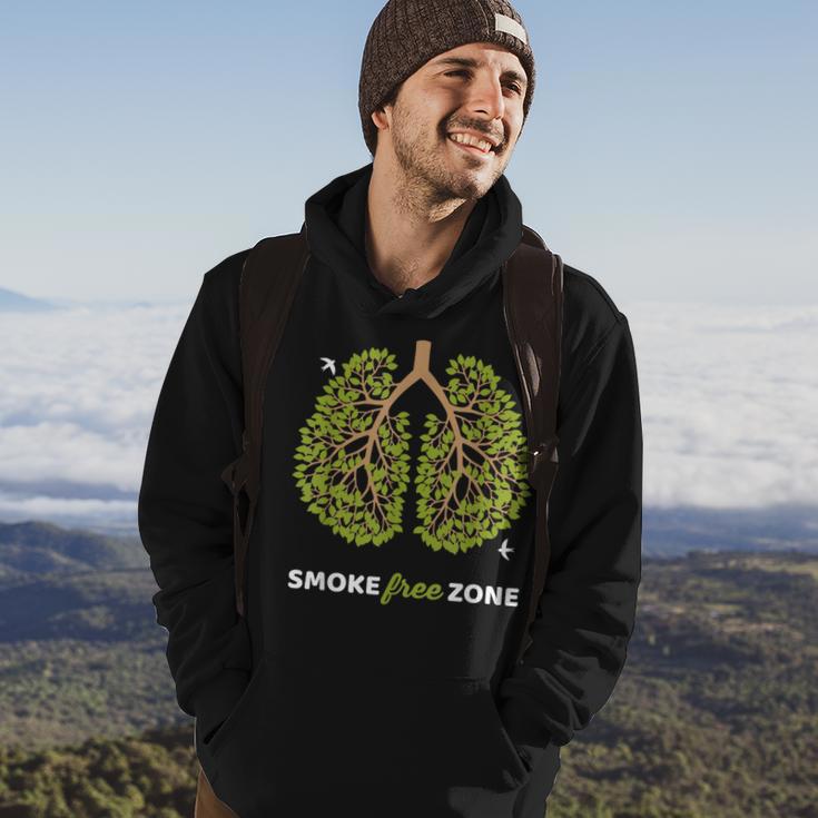 No Smoking Smoke Free Zone For World No Tobacco Day Hoodie Lifestyle