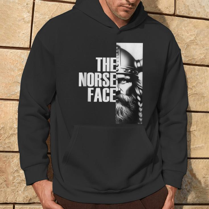 The Norse Face Viking Warrior Face 4 Hoodie Lifestyle