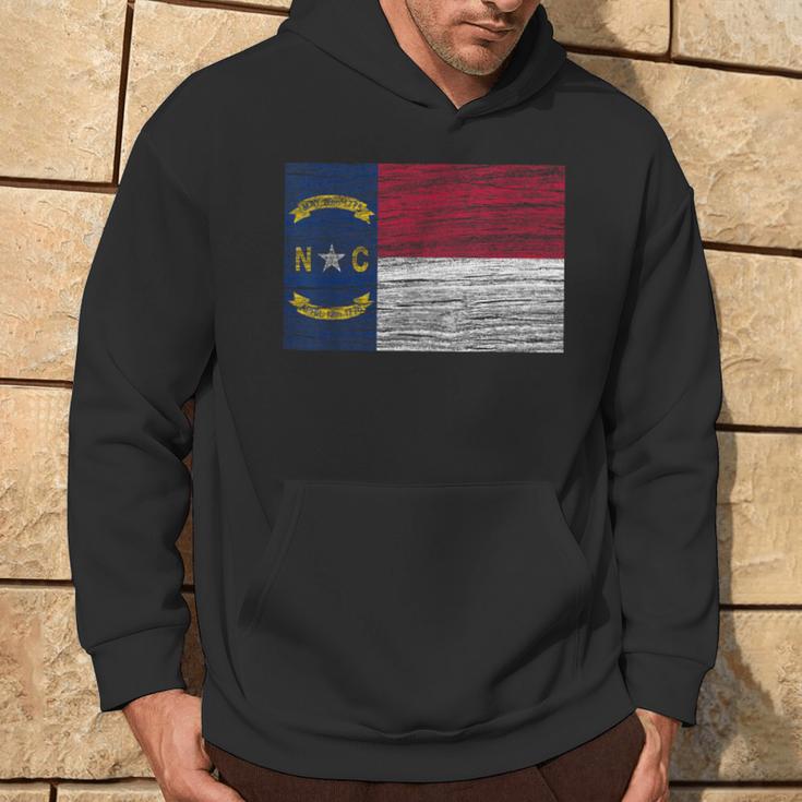 North Carolina State Flag Vintage Distressed Nc Hoodie Lifestyle