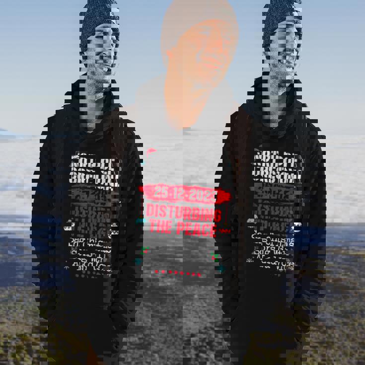 North Pole Correctional Sang Christmas Songs With Loud Voice Hoodie Lifestyle