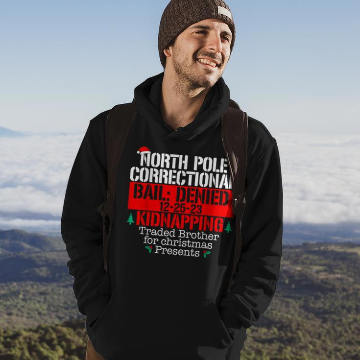North Pole Correctional Traded Brother Xmas Matching Family Hoodie Lifestyle