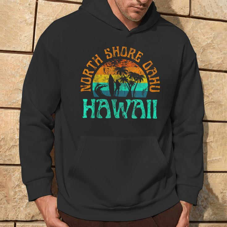 North Shore Oahu Hawaii Surf Beach Surfer Waves Girls Hoodie Lifestyle