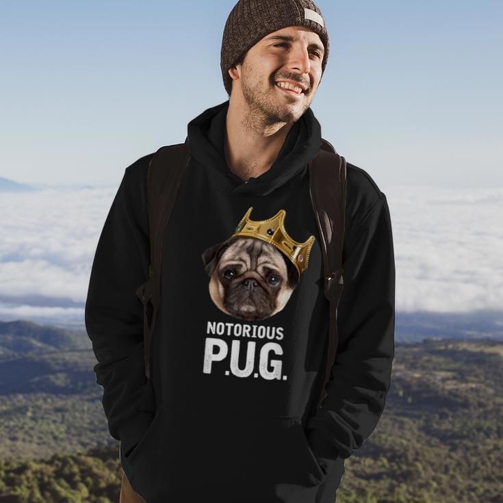 Notorious PUG Cute Rap Parody Pug Dog Hoodie Lifestyle