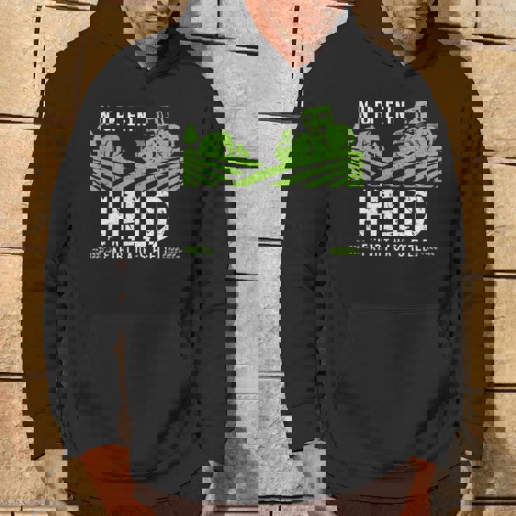 Nur Ein Held Fährt Aufs Feld Tractor Tractor Hoodie Lebensstil