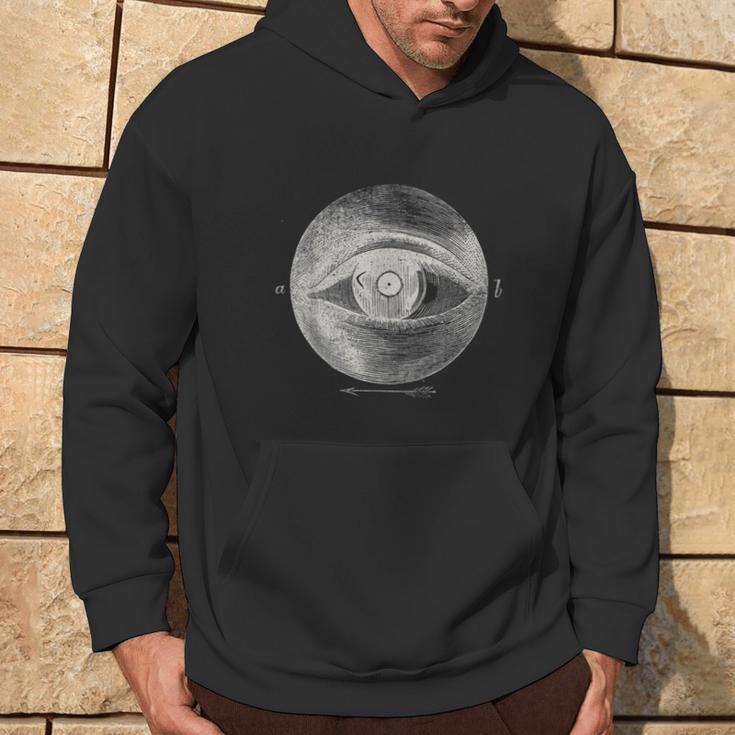 Occult Eye Psychedelic Dark Gothic Vintage Hoodie Lifestyle