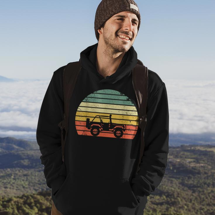 Off Road Vintage Retro Sunset Off Road 4X4 Hoodie Lifestyle