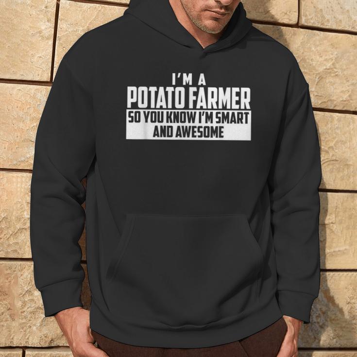 The Official Smart And Awesome Potato Farmer Hoodie Lifestyle