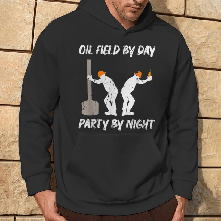 Oil Field By Day Party By Night Oilfield Hoodie Lifestyle