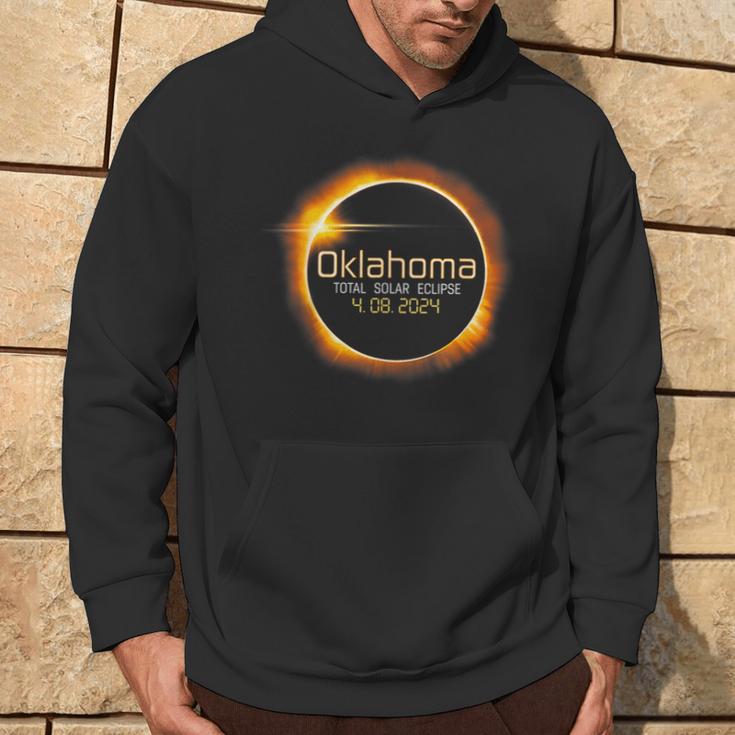 Oklahoma Solar Eclipse 2024 America Totality Hoodie Lifestyle