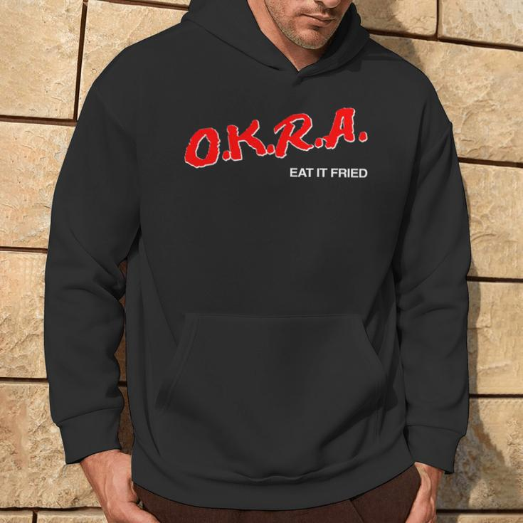 OKRA Eat It Fried Hoodie Lifestyle