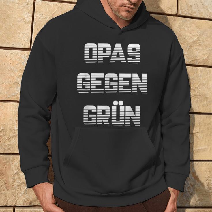 Opas Gegen Grün Grüne Nein Danke Hoodie Lebensstil