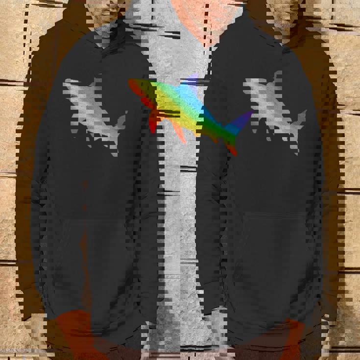 Orgullo Gay Tiburón Arco Iris Lgbtq Orgullo Mes Bi Lesbianas Aliado Sudadera Estilo de vida