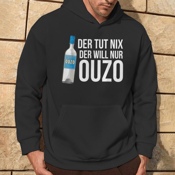 Ouzo Griechenland Geschenk In Griechisch Saufen Crete Hoodie Lebensstil