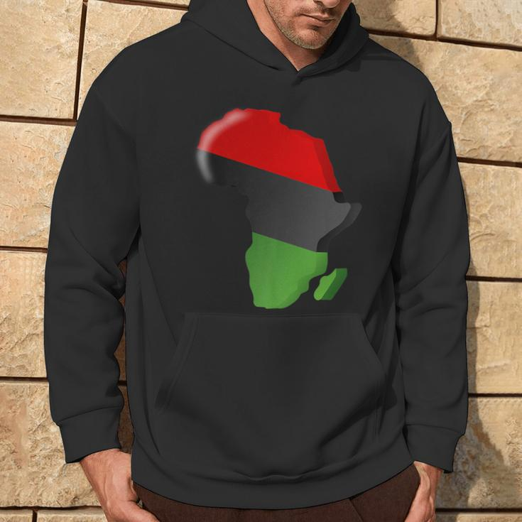 Pan African Unia Flag Map Continent Hoodie Lifestyle