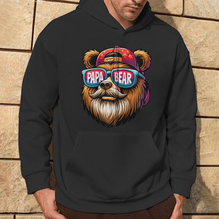 Papa Bär Papa Bearatertagsgeschenk Für Papa Spruch Lustig Kapuzenjacke Kapuzenpullover Lebensstil