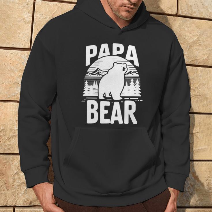 Papa Bear Für Stolzenater Ehemann Onkel Zumatertag Kapuzenpullover Lebensstil