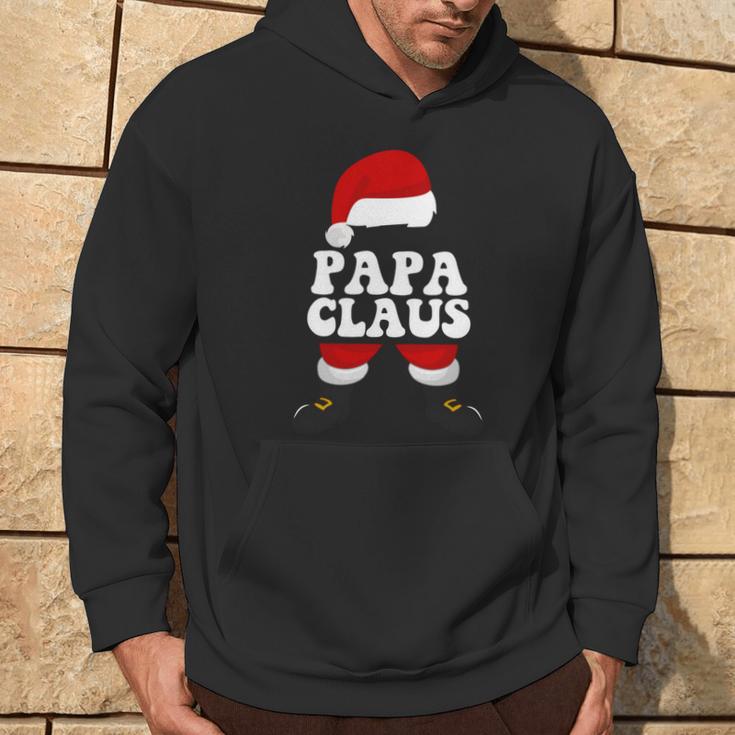 Papa Claus Weihnachtsmann Weihnachten Kapuzenpullover Lebensstil