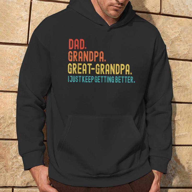 Papa Opa Uropa Lustiger Großvater Zumatertag Kapuzenpullover Lebensstil