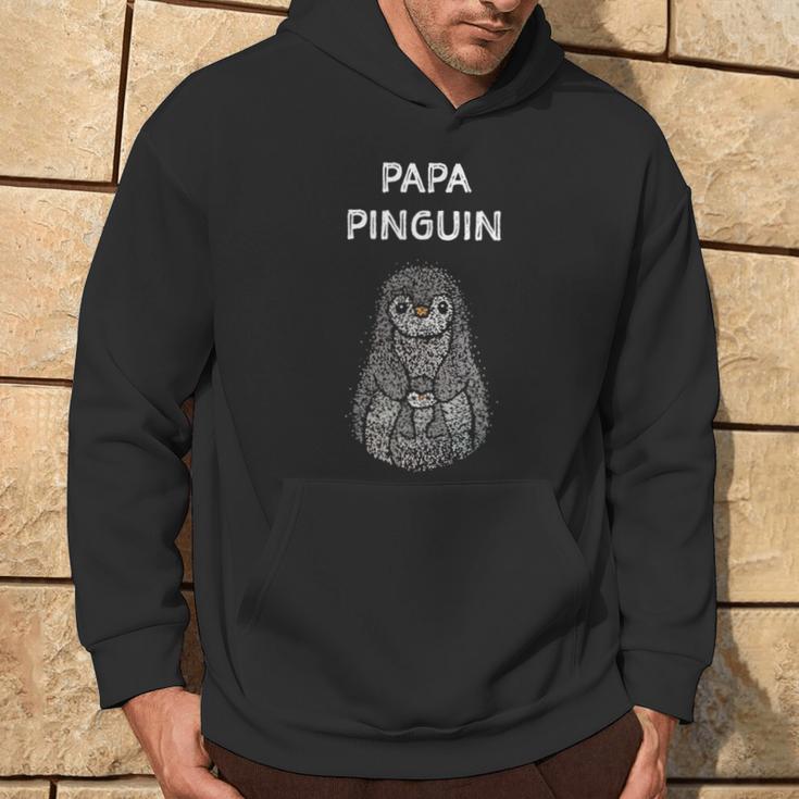 Papa Pinguin Pinguine Liebhaberatertagater Geschenk Kapuzenpullover Lebensstil