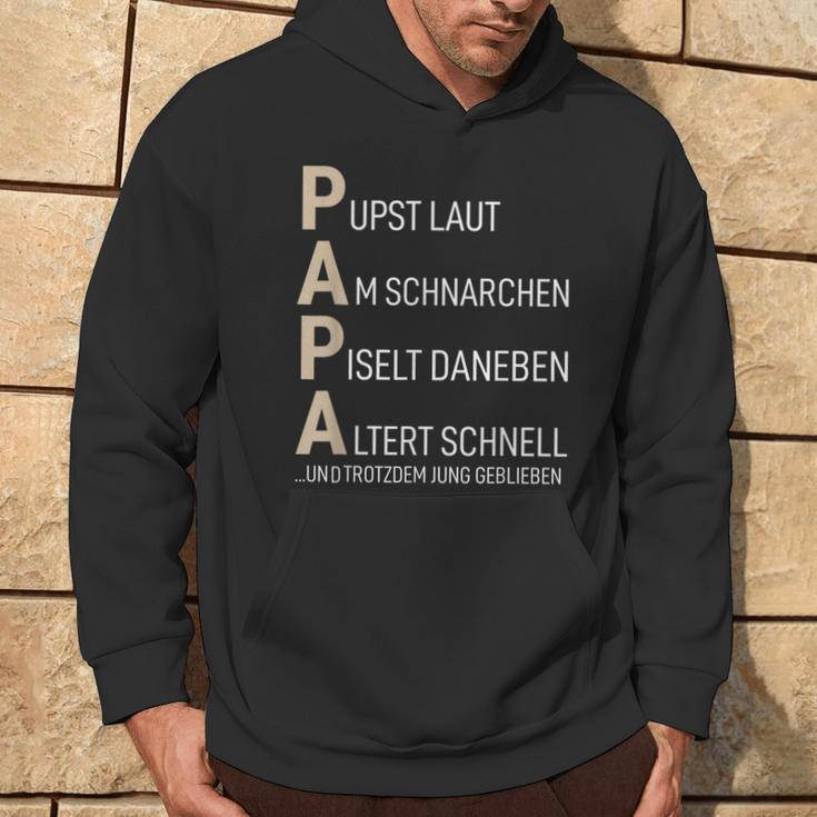 Papa Pupst Laut Am Snarchen Bester Dad Der Welt Kapuzenpullover Lebensstil