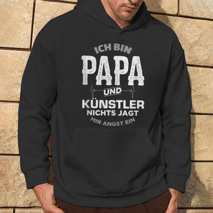 Papa Und Künstler Für Mann Freund Musiker Sänger Kapuzenpullover Lebensstil