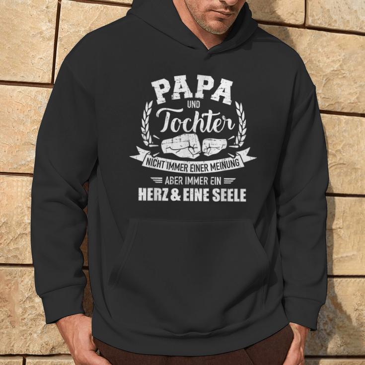 Papa Und Tochter Heart Und Seele Slogan Kapuzenpullover Lebensstil