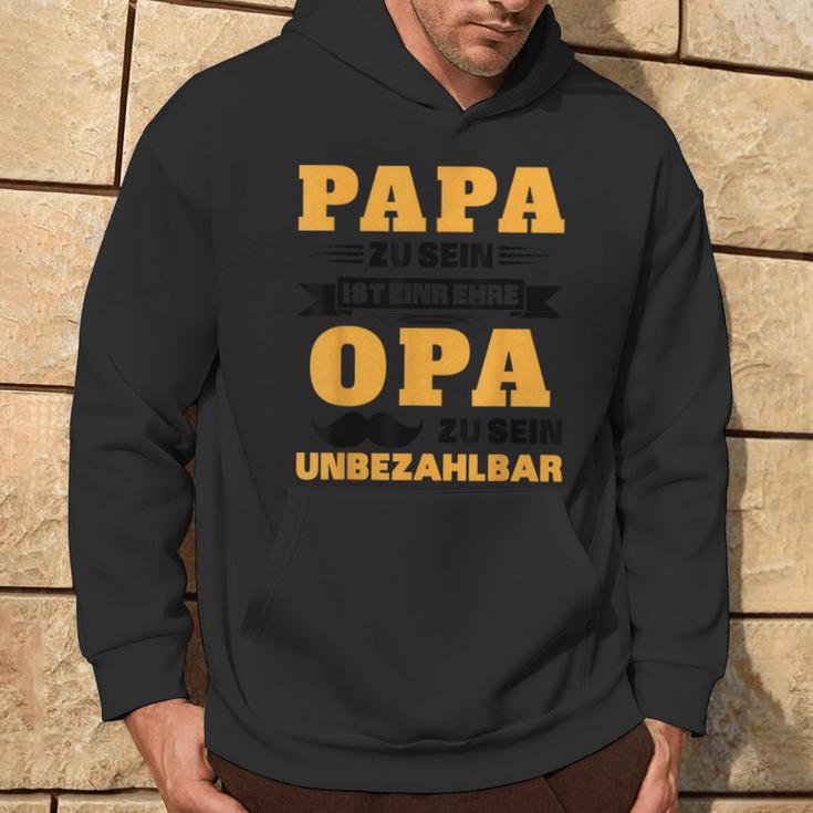 Papa Zu Sein Ist Eine Ehre Opa Zu Sein Unbezahlbar Kapuzenpullover Lebensstil