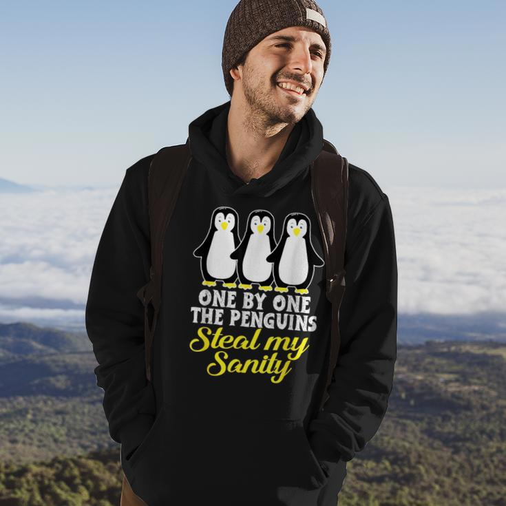 Penguin One By One The Penguins Steal My Sanity Hoodie Lifestyle