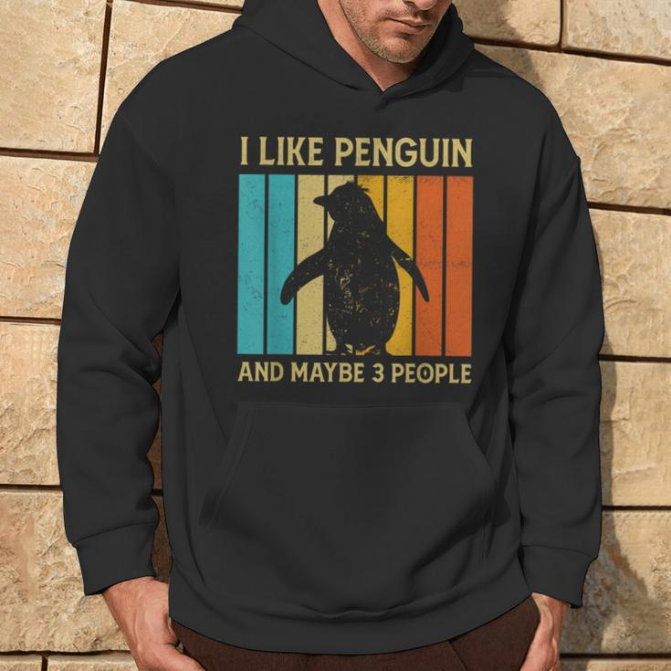 I Like Penguins And Maybe 3 People Penguin Lovers Hoodie Lifestyle