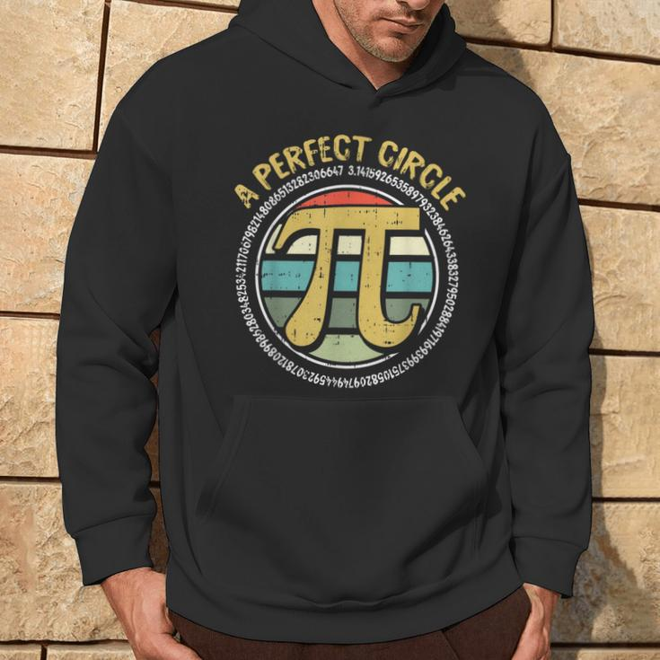 Perfect Circle Pi Day Retro Math Symbols Number Teacher Hoodie Lifestyle