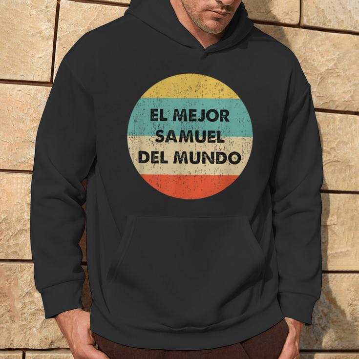 Personalisiertes Hoodie El Mejor Samuel Del Mundo, Vintage Design Lebensstil