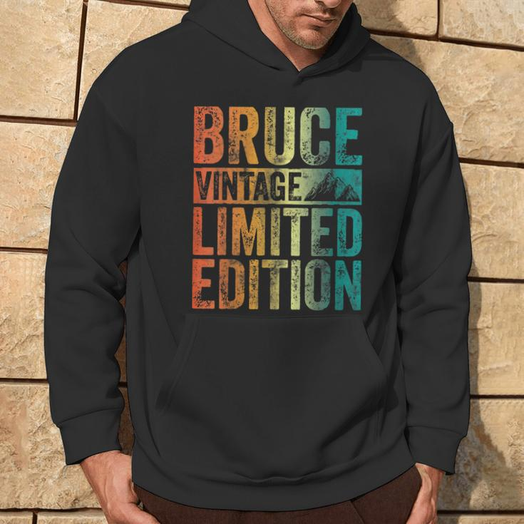 Personalized Name Bruce Vintage Limited Edition Hoodie Lifestyle
