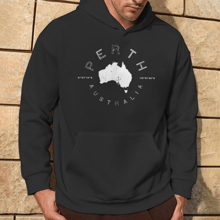 Perth Australia Retro Vintage Graphic Hoodie Lifestyle