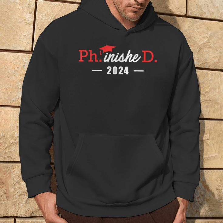 Phinished PhD Degree 2024 Doctor Finished PhD Hoodie Lifestyle