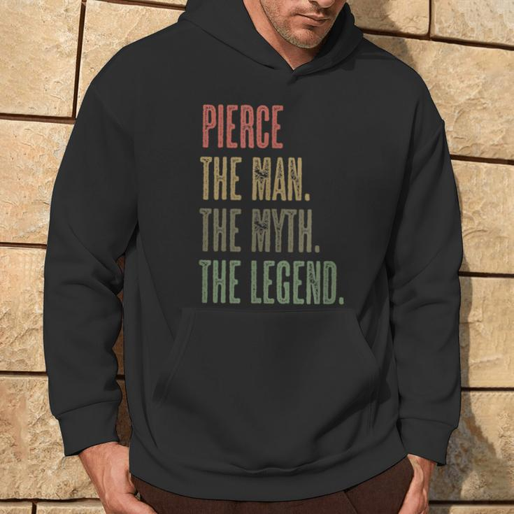 Pierce The Man The Myth The Legend Boys Name Hoodie Lifestyle