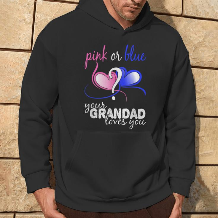 Pink Or Blue Gender Reveal Your Grandad Loves YouHoodie Lifestyle