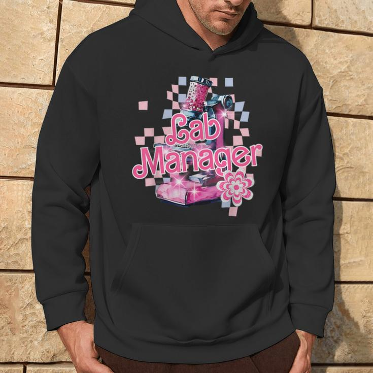 Pink Microscope Lab Week 2024 Lab Manager Lab Tech Hoodie Lifestyle