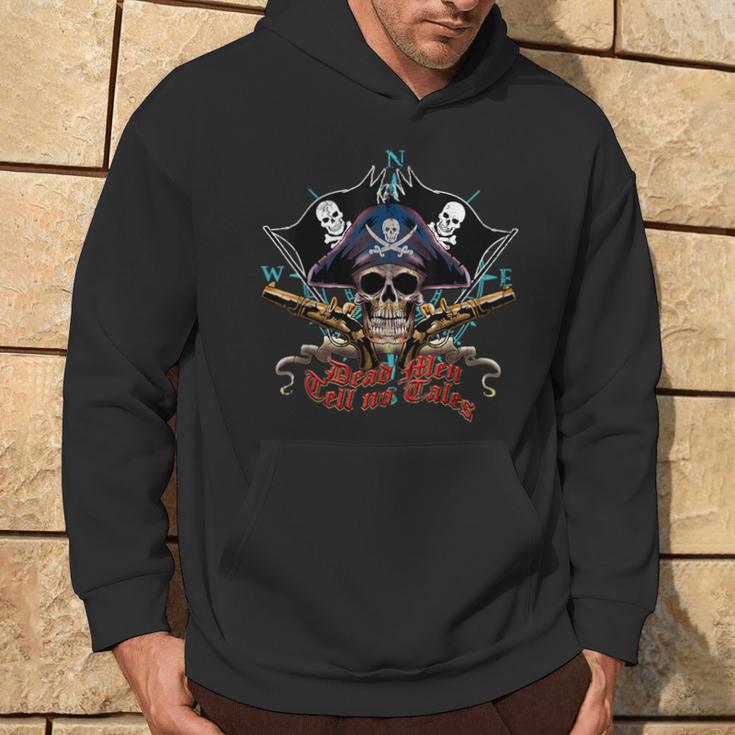 Pirate Skull Sea Thief Buccaneer Cool Sailor Man Idea Hoodie Lifestyle