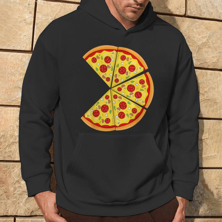 Pizza Pie & Slice Dad And Son Matching Pizza Father's Day Hoodie Lifestyle